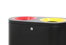 Duo Afvalbak - 2x50L - Zwart