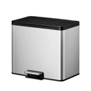 Poubelle à pédale EKO Essential Recycler 2 x 15 litres
