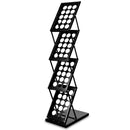 Folderhouder Opvouwbaar Zwart 4x A4