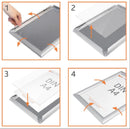 Kliklijst 25mm Zelfklevend Zwart