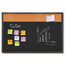 Magnetisch Krijtbord en Kurk Combi