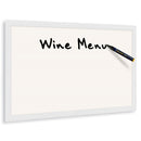 Krijtbord Hout Woody Wit 40x60cm