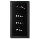 Tableau noir Natura Noir Rectangulaire