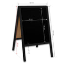 Stop-trottoir en ardoise 60x100cm Bois Classique