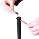 Borne de guidage Musées & Galeries 90 cm Hauteur Noir