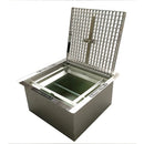 Asbaktegel The Droppit Deluxe RVS 60 x 60cm