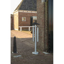 Asbakpaal Double Staand Aluminium 5,4 litres