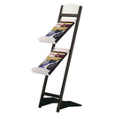 Porte Brochures sur pied noir