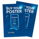 2x Watervaste poster - Kies je maat