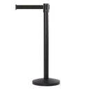 Zwarte Afzetpaal met Trekband 490cm
