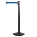 Zwarte Afzetpaal met Trekband 490cm