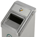 Wandasbak Buiten Vierkant Aluminium