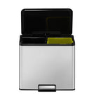 Poubelle à pédale EKO Essential Recycler 2 x 15 litres