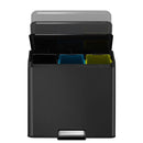 Poubelle à pédale EKO Essential Recycler 3 x 9 litres