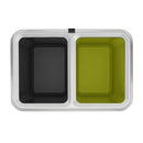 EKO Laguna Slim Duo Prullenbak Open Top 2 x 10 litres