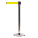 Afzetpaal met Trekband 300cm Chroom