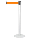 Witte Afzetpaal met Trekband 300cm