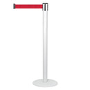 Witte Afzetpaal met Trekband 300cm