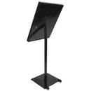 Menustandaard 4xA4 met LED-verlichting Weerbestendig