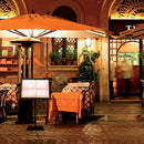 Menustandaard 4xA4 met LED-verlichting Weerbestendig