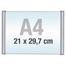 Naambordje Kantoor | Deurbordje | Muurbordje met Klikprofiel