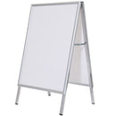 Stoepbord Classic Zilver