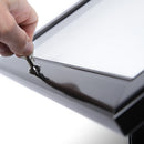 Menustandaard 2xA4 Buiten Zwart