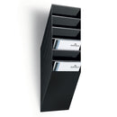 Wandfolderhouder A4 Zwart - 6x