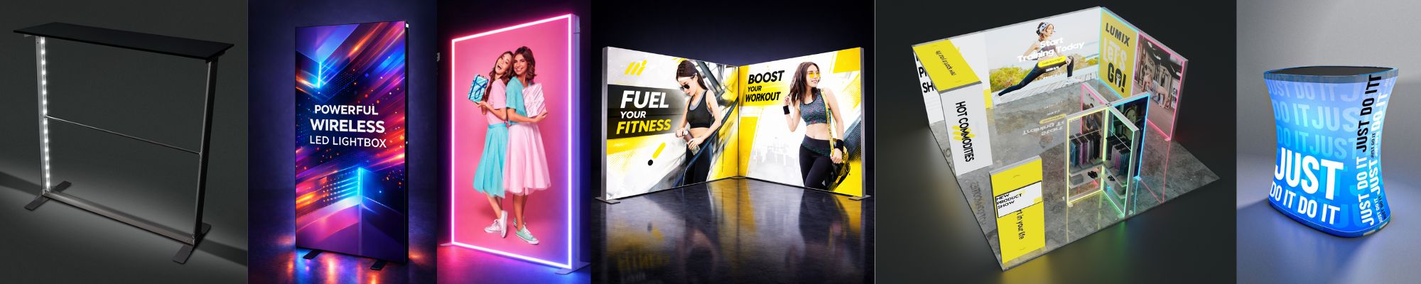 Led Playframes LED Frames – Verlichte Beurswanden, Banners & Displays