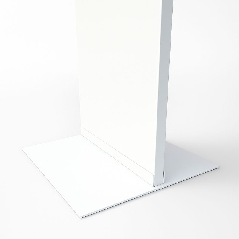 43" LG 4K Digitale Signage Totem – Vrijstaand Reclamescherm van Staal, Wit – 24/7 Gebruik