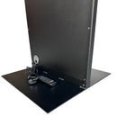 43" LG 4K Digitale Signage Totem – Vrijstaand Reclamescherm van Staal, Zwart – 24/7 Gebruik