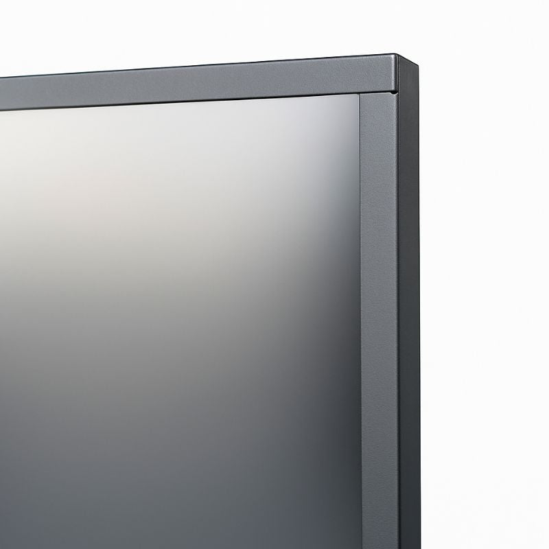 43" LG 4K Digitale Signage Totem – Vrijstaand Reclamescherm van Staal, Zwart – 24/7 Gebruik