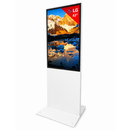 43" LG 4K Digitale Signage Totem – Vrijstaand Wit Reclamescherm – 24/7 Gebruik – Met Webbeheer, Content Planner, CMS & Ingebouwde Editor