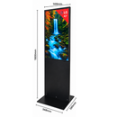 43" LG 4K Digitale Signage Totem – Vrijstaand Zwart Reclamescherm – 24/7 Gebruik – Met Webbeheer, Content Planner, CMS & Ingebouwde Editor