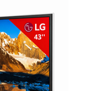 43" LG 4K Digitale Signage Totem – Vrijstaand Wit Reclamescherm – 24/7 Gebruik – Met Webbeheer, Content Planner, CMS & Ingebouwde Editor