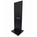 Totem d’affichage digital LG 43" 4K sur roulettes – Noir – Écran publicitaire professionnel 24/7 – Avec CMS, gestion web, planificateur de contenu & éditeur