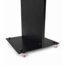 Totem d’affichage digital LG 43" 4K sur roulettes – Noir – Écran publicitaire professionnel 24/7 – Avec CMS, gestion web, planificateur de contenu & éditeur
