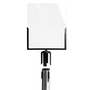 Porte-affiche en acrylique A3 vertical pour poteau de guidage