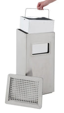 As-Papierbak Mat RVS