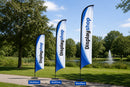 Beachflag Straight - Rechte beachflag