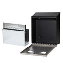 Buiten Asbak Wandmontage Zwart Staal & RVS