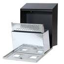 Buiten Asbak Wandmontage Zwart Staal & RVS