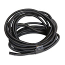 Corde élastique noire de 5 m pour borne de guidage de musée.