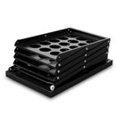 Folderhouder Opvouwbaar Zwart 4x A4