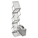 Folderhouder Opvouwbaar Zigzag Wit