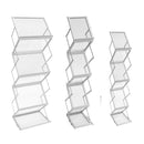 Folderhouder Opvouwbaar Zigzag Wit