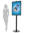 Infostandaard met Kliklijst Groot Zwart