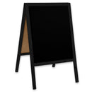 Stop-trottoir en ardoise 60x100cm Bois Classique