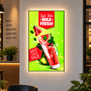 Cadre d’affichage LED Noir
