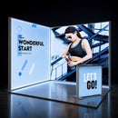 LED Beursstand 3x3m Hoekopstelling - Incl. Bedrukking